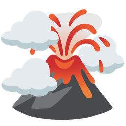 Volcano and Cloud