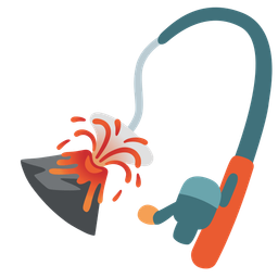 Volcano and Fishing pole
