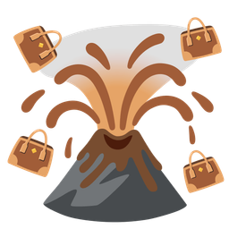 Volcano and Handbag