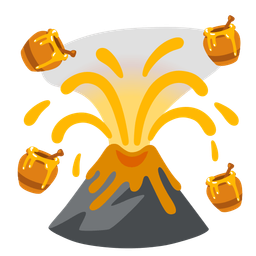 Volcano and Honey pot