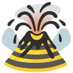 Volcano and Honeybee