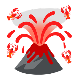 Volcano and Lobster