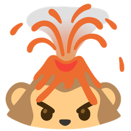 Volcano and Monkey face