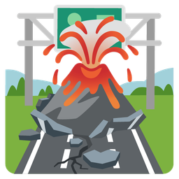 Volcano and Motorway