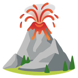 Volcano and Mountain