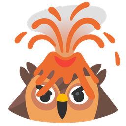 Volcano and Owl