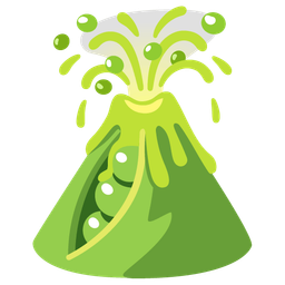 Volcano and Pea pod