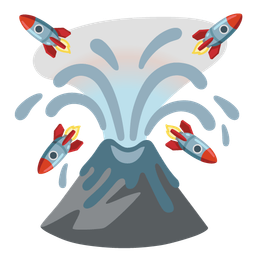 Volcano and Rocket