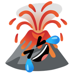 Volcano and Rolling on the floor laughing
