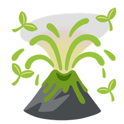 Volcano and Seedling