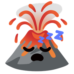 Volcano and Sleeping face