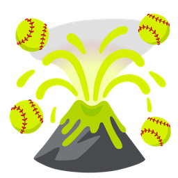Volcano and Softball