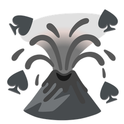 Volcano and Spade suit