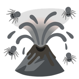 Volcano and Spider
