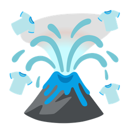 Volcano and T-shirt