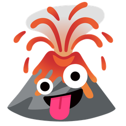 Volcano and Zany face