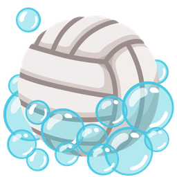 volleyball and bubbles