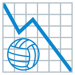 volleyball and chart decreasing