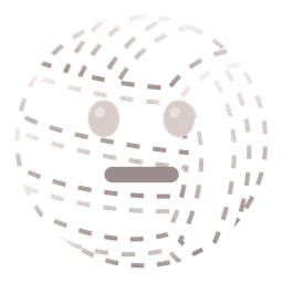 Volleyball and Dotted line face