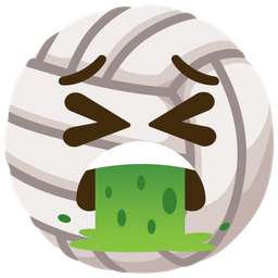 volleyball and face vomiting