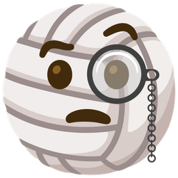 Volleyball and Face with monocle