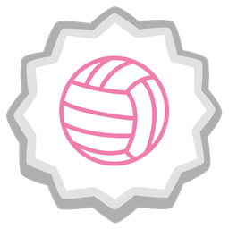 volleyball and fish cake with swirl
