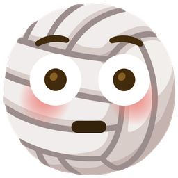 volleyball and flushed face