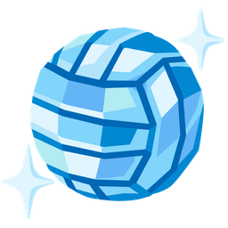 volleyball and gem stone
