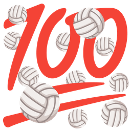 volleyball and hundred points