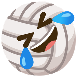 Volleyball and Rolling on the floor laughing