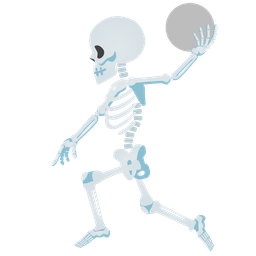 volleyball and skull