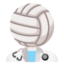 volleyball and stethoscope