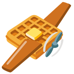 waffle and airplane