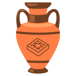 waffle and amphora
