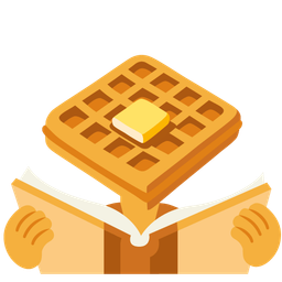 waffle and books