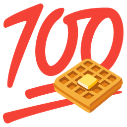 waffle and hundred points