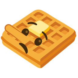 waffle and lying face