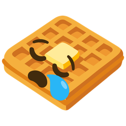waffle and sleepy face