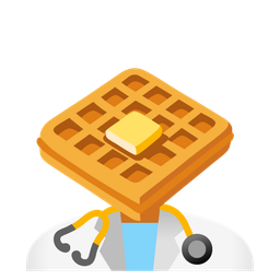 waffle and stethoscope