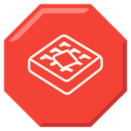 waffle and stop sign