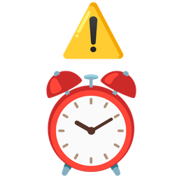 warning and alarm clock