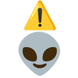 warning and alien