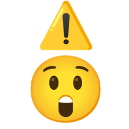 warning and astonished face