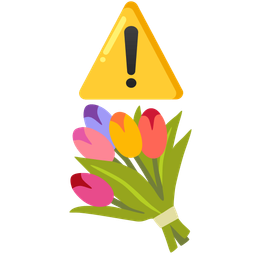 warning and bouquet