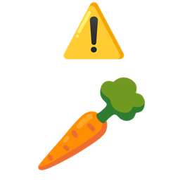 warning and carrot