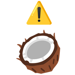 warning and coconut