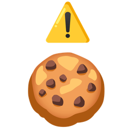 warning and cookie