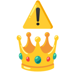 warning and crown