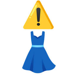 warning and dress