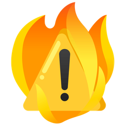 warning and fire